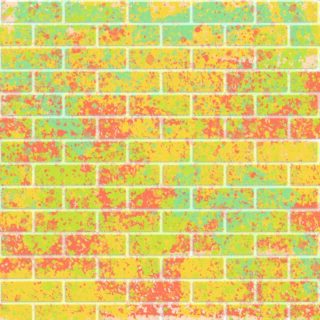 Splashwall, Multicolor Brick Effect Wallpaper