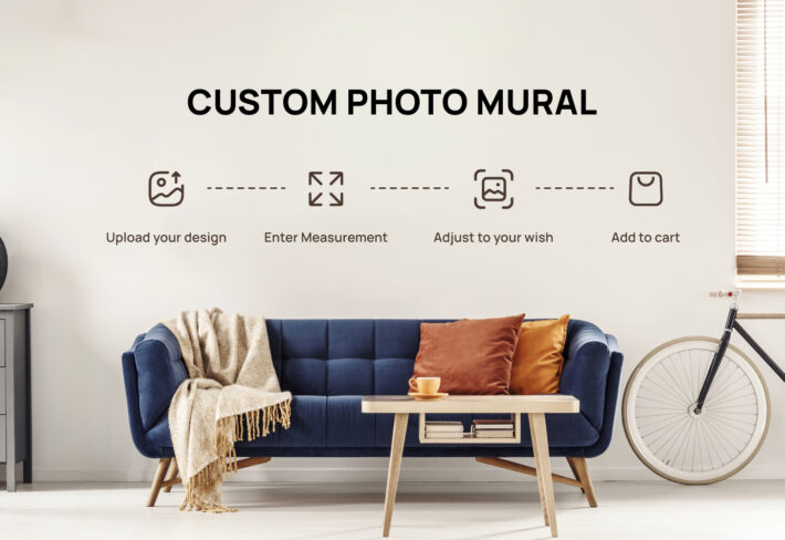 Custom Photo Murals for Walls mockup