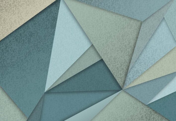 Triscent, Soft-Toned Abstract Geometry Wallpaper