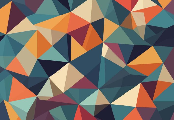 Chromora, Polygon Color Play Mural