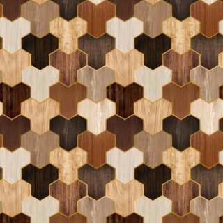 Timbera, Wooden Geometric Wallpaper