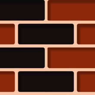 Amberford, Heritage Brickwork in Warm Earth Tones Wallpaper