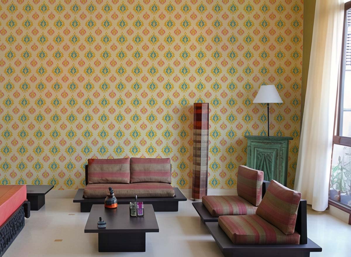 Primelle, Delicate Motifs Bloom in A Symphony of Soft Elegance Wallpaper 1