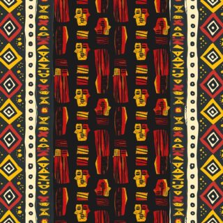 Zambora, Afro American Pattern Wallpaper