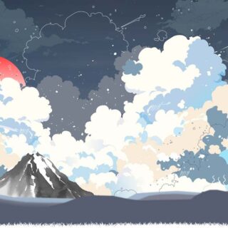 Hikarai, Sky of Thousand Whispers Wallpaper Mural
