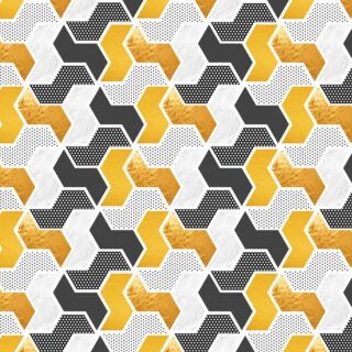 Zentrix, Modern Geometry Meets Golden Energy Wallpaper