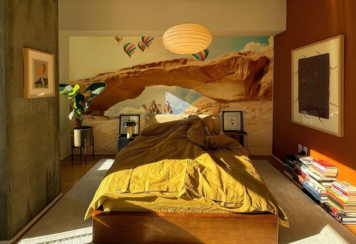 Majesty, Grand Desert Archway Wallpaper Mural mockup