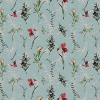 Linnea, Botanical Sprig Pattern Wallpaper