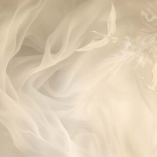 Ethereal Flight, Cream Fabric & Crane Wallpaper Mural