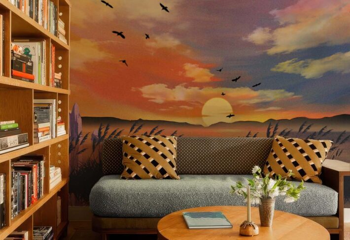 Viremoor, Last Light Wallpaper Mural mockup