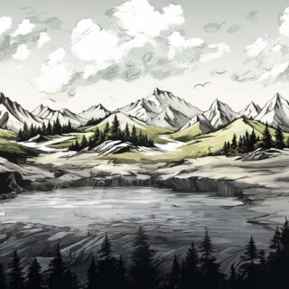 Solmera, Valley of Silence Wallpaper Mural