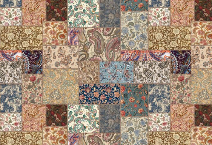 Artisan, Traditional Pattern Collage Mural
