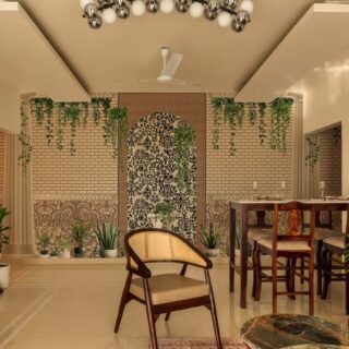 Arbor, Grand Entrance Botanical Wallpaper Mural mockup