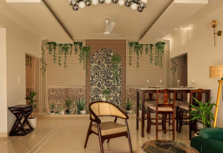 Arbor, Grand Entrance Botanical Wallpaper Mural mockup