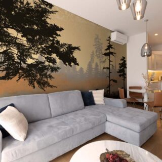 Lurien, Whispering Treefall Wallpaper Mural mockup