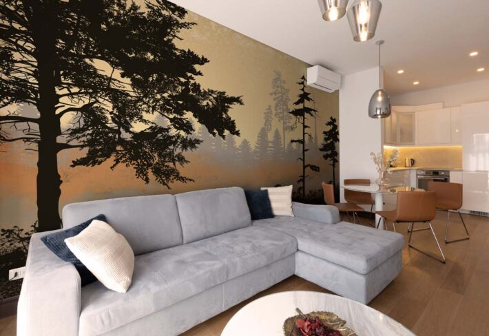 Lurien, Whispering Treefall Wallpaper Mural mockup