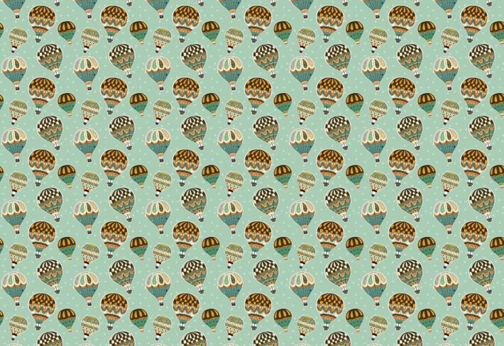 Lunabelle, Vintage Voyage Wallpaper