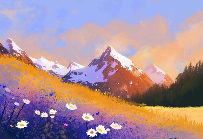 Everyn, Twilight Blossom Wallpaper Mural