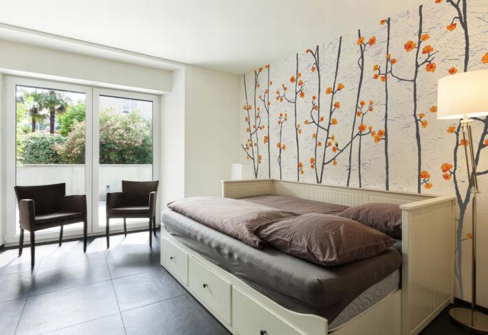 Ambervine, Blossom Branches Wallpaper Mural mockup