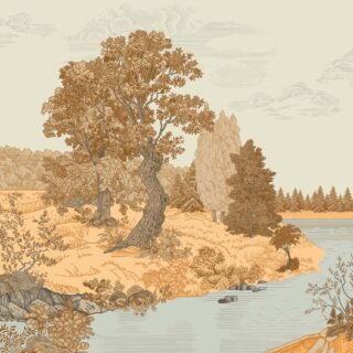 Ashvale, Timeless Canopy Wallpaper Mural
