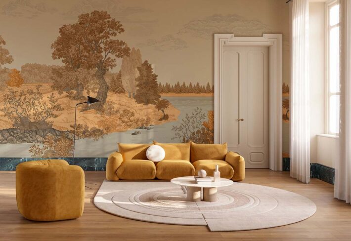 Ashvale, Timeless Canopy Wallpaper Mural mockup