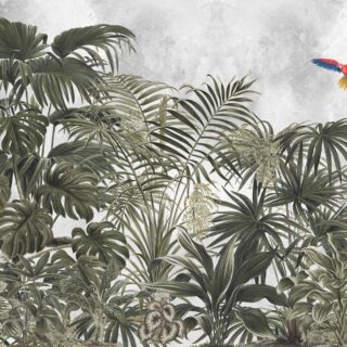 Botanical Escape Lush Wilderness Wallpaper Mural