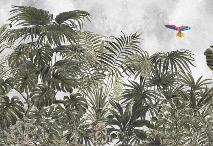 Botanical Escape Lush Wilderness Wallpaper Mural