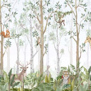 Thalara, Echoes of the Treetops Wallpaper Mural