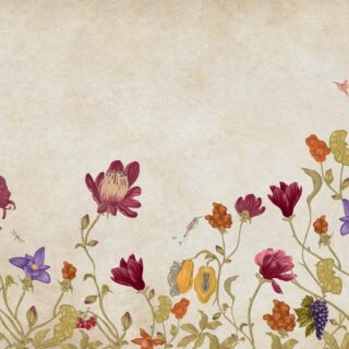 Ravienne, Morning of Nectar Floral Wallpaper Mural