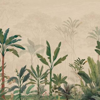 Oraya, Tropical Green Horizon Wallpaper Mural
