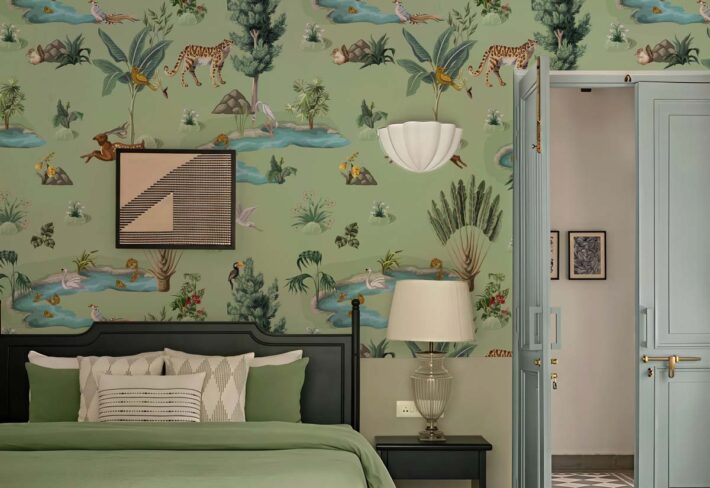 Nivara, Dance of the Springs Wallpaper Mural mockup