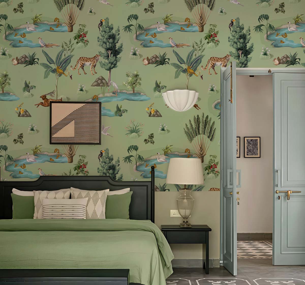 Nivara, Dance of the Springs Wallpaper Mural mockup
