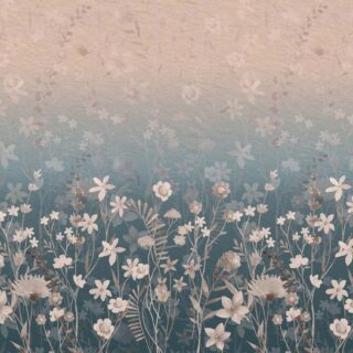 Secret Garden Faded Floral Elegance Wallpaper