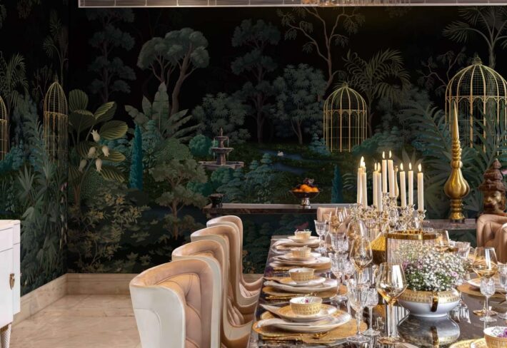 Lumora, Enchanted Luxurious Garden Wallpaper Mural
