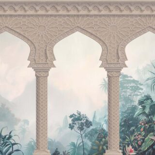 Mystic Garden Arches Wallpaper Mural