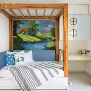 Skyscape Valley, A Peaceful Countryside Story Wallpaper mockup