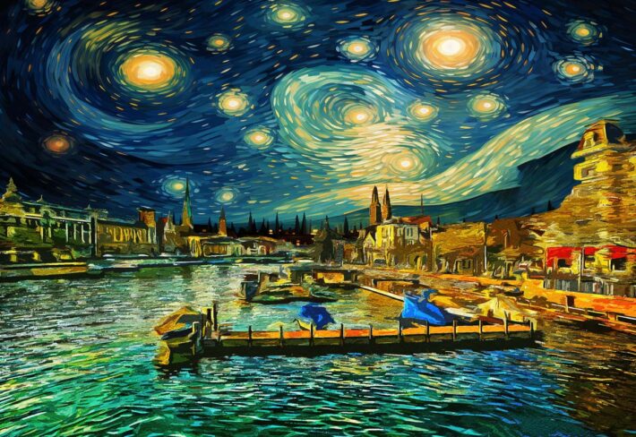 Stellavue, Where Stars Meet the Sea Wallpaper Mural