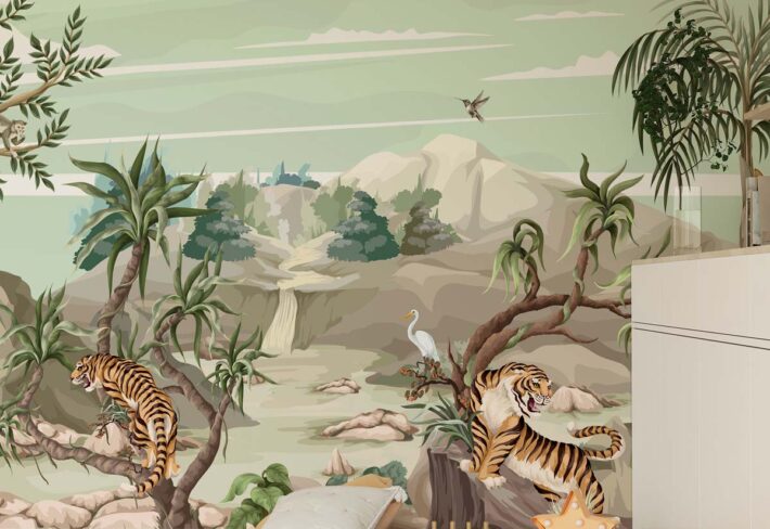Tarunara, Guardians of the Wild Wallpaper Mural mockup