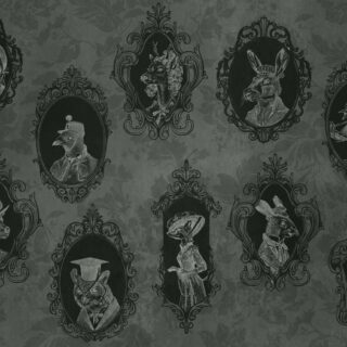 Wild Still, Anthro-Elegance Wallpaper Mural