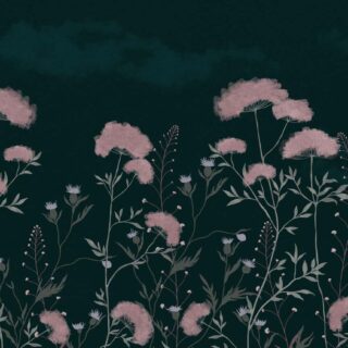 Velora, Nocturnal Bloom Wallpaper Mural