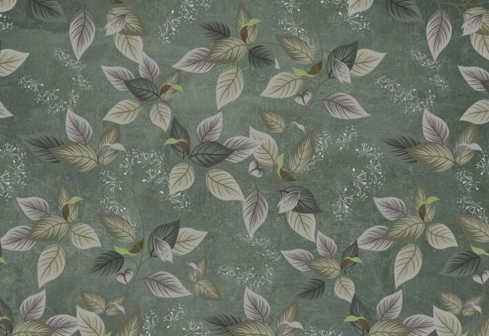 Leaf Tapestry, Botanical Harmony Mural