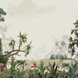 Verdant Echoes, A Whispering Forest Dream Wallpaper Mural