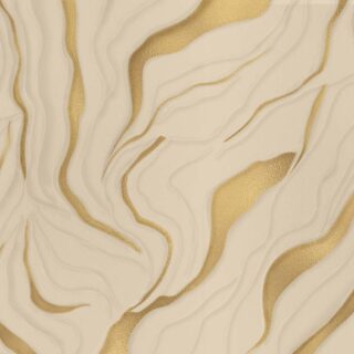 Silken Dune, Gold-Embellished Wallpaper Mural