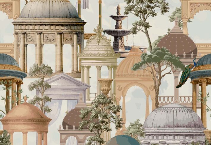 Regal Vista, Arches of Time Wallpaper Mural