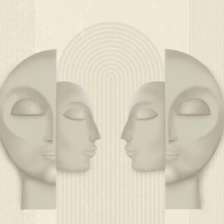 Echoes Within, Faces of the Unseen Wallpaper Mural