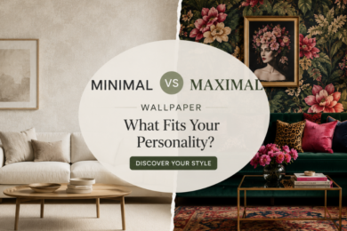 Minimal vs Maximal Wallpaper Styles in Modern Home Interiors