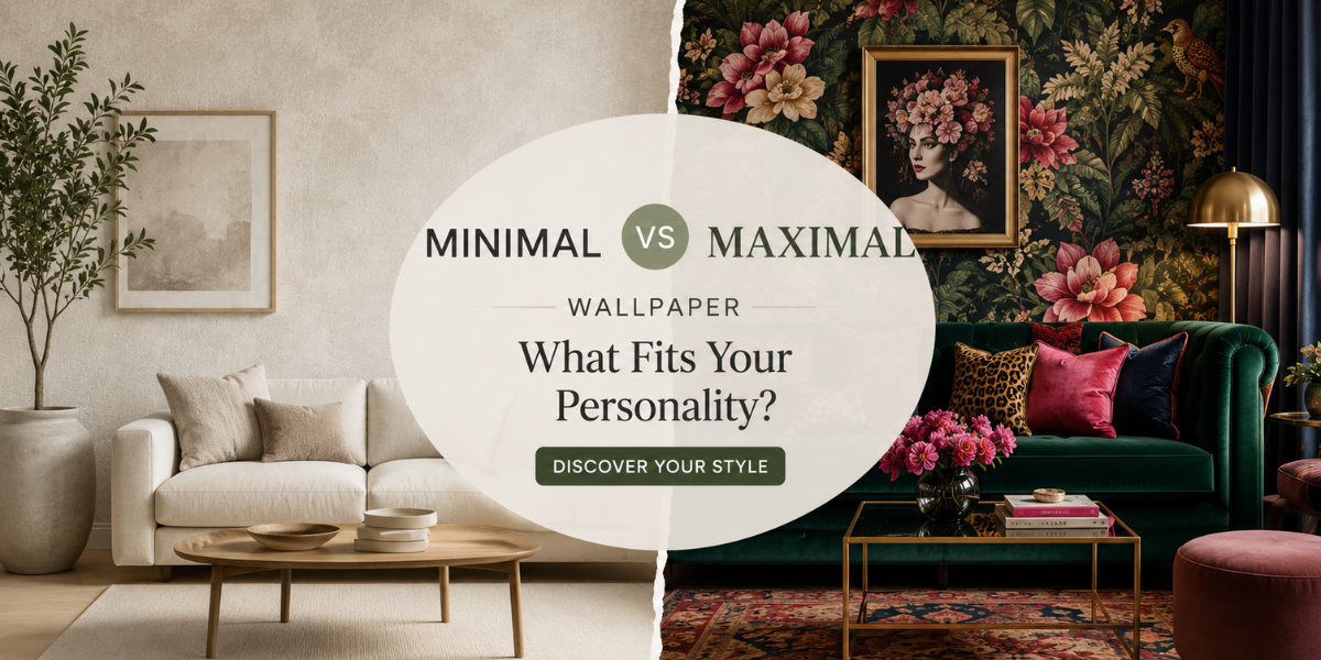 Minimal vs Maximal Wallpaper Styles in Modern Home Interiors