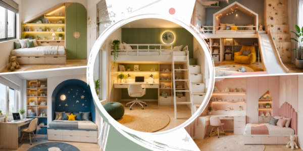 10 Creative Kids Room Interior Ideas for Small Spaces - Magicdecor®